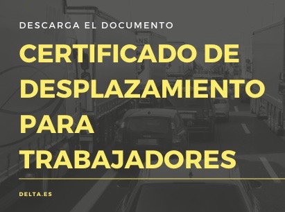 Certificados de desplazamiento